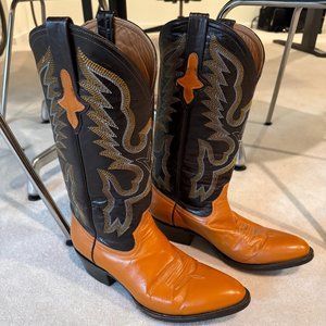 Ferrini Men's Cowboy Boots Size 8.5 - Leather - Round Toe